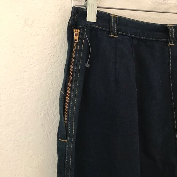 Vintage Casual Corner high rise dark wash straight leg denim jeans 8* - Picture 4 of 8